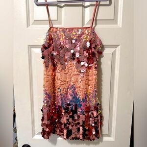 12th Tribe sequin mini dress